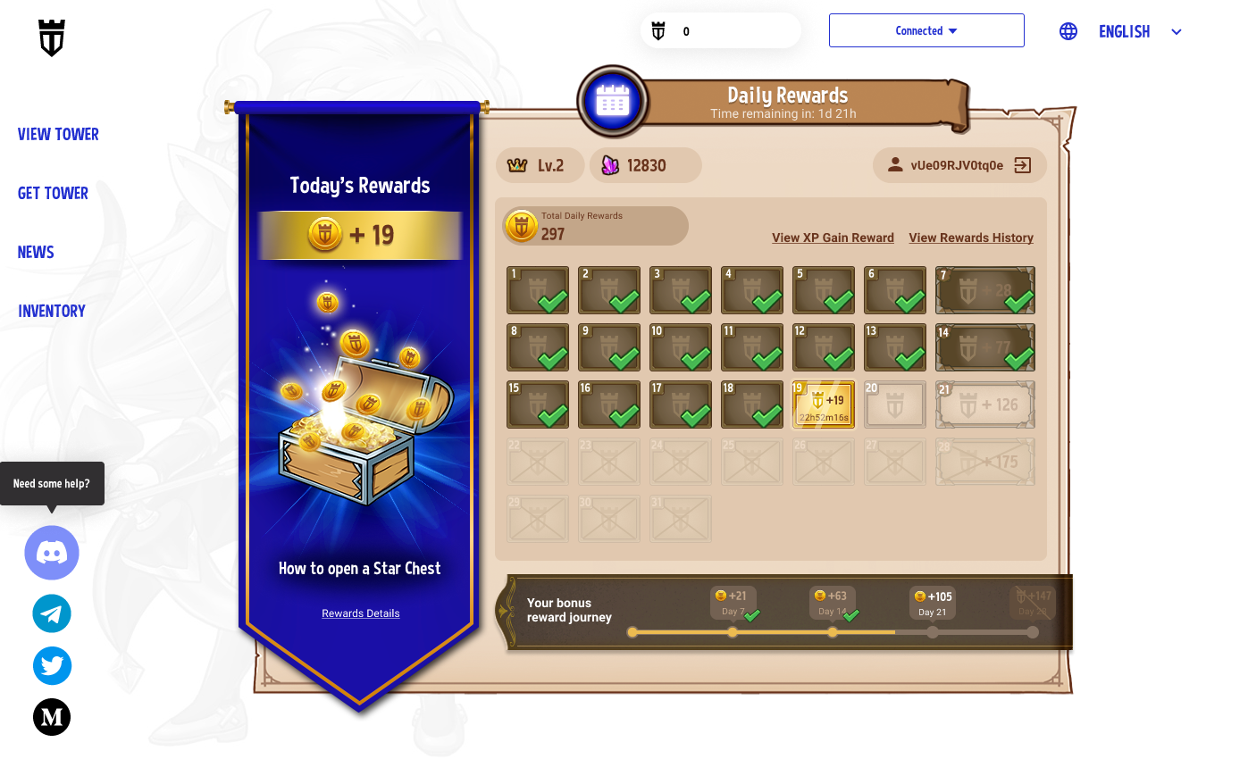 Introducing Crazy Defense Heroes “Daily Star Chest” Play-to-Earn event!