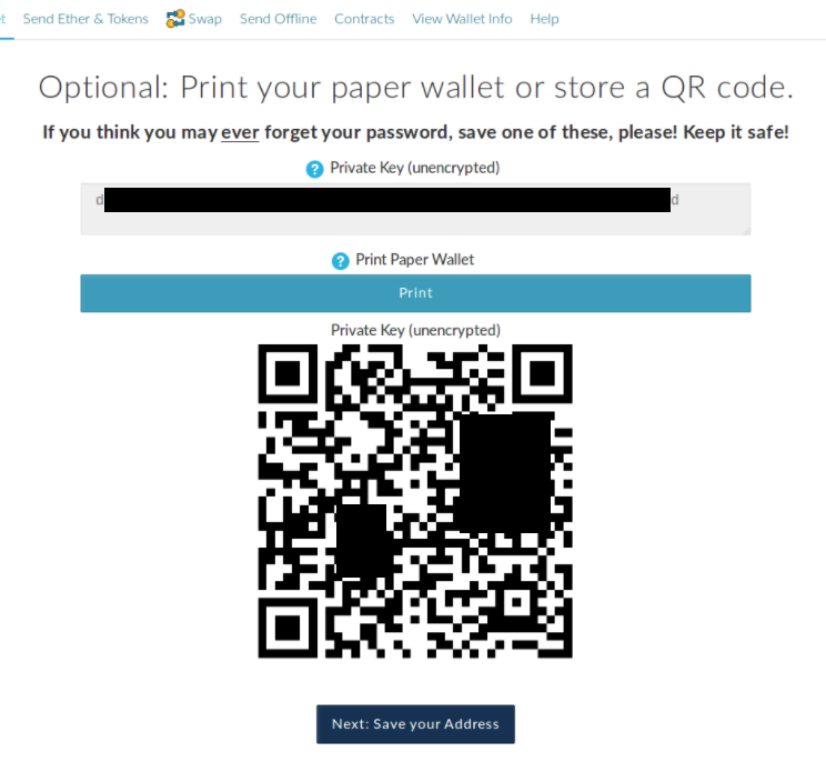 How To Create Your Own Ether Private Wallet Mew By Nera Team Carbon Grid Protocol Medium