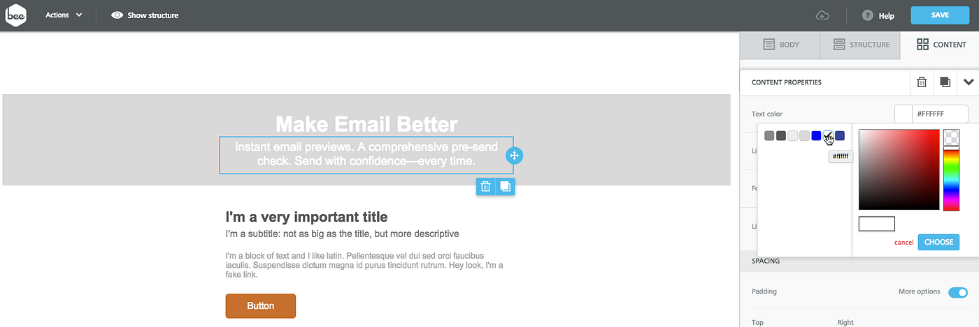 How to apply Modular Design and HTML Colors in Email | by beefree.io ...