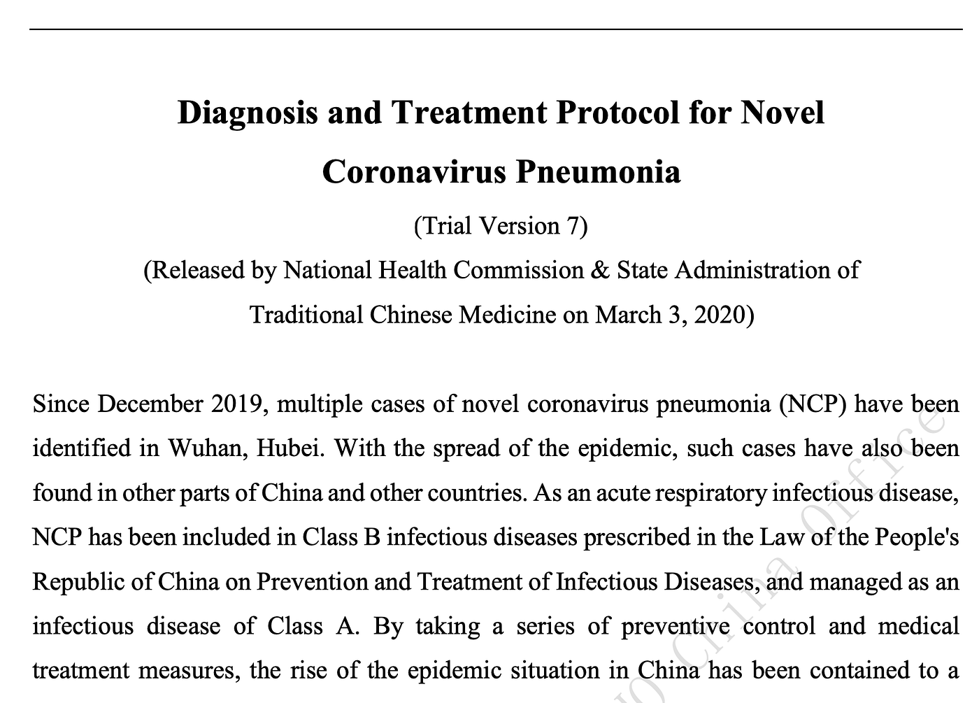 The Official Chinese Government Guide To Diagnosing And Treating The Novel Coronavirus By Balaji S Srinivasan Medium