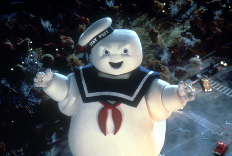 The Stay Puft Marshmallow Man from Ghostbusters.