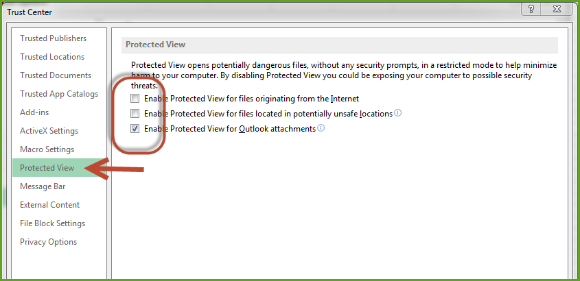 Microsoft Excel How To Disable Protected View In Ms Excel Don Tomoff Let S Excel Medium