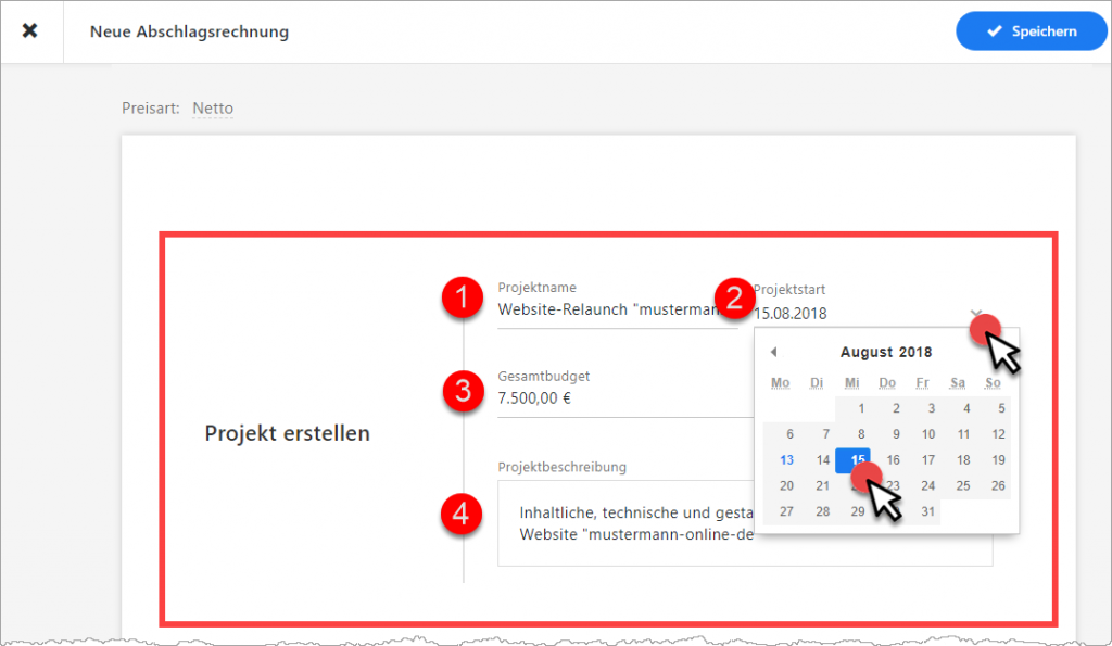 Rechnungs Muster So Sieht Eine Korrekte Abschlagsrechnung Aus By Invoiz Medium