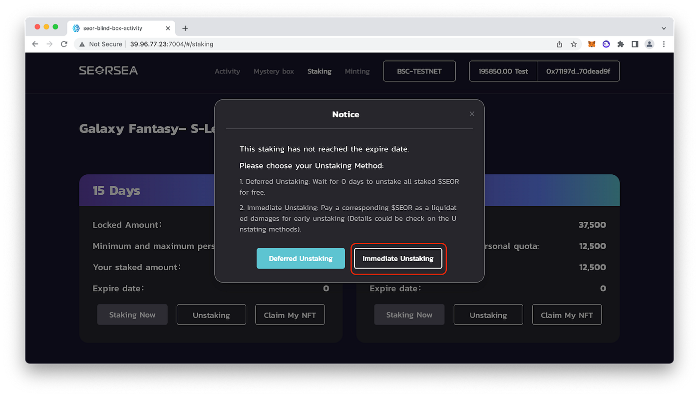 SEORSEA Staking Function Instructions | by SEOR Network | Aug, 2022 ...