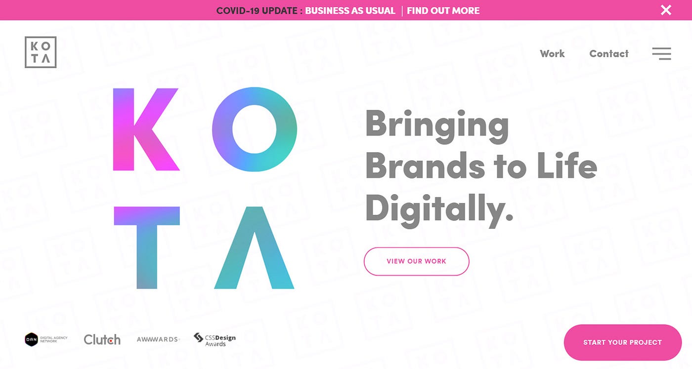 10 Best Design Agency Websites. Digital design agencies are expected to… |  by MORAD Creative Agency | Medium
