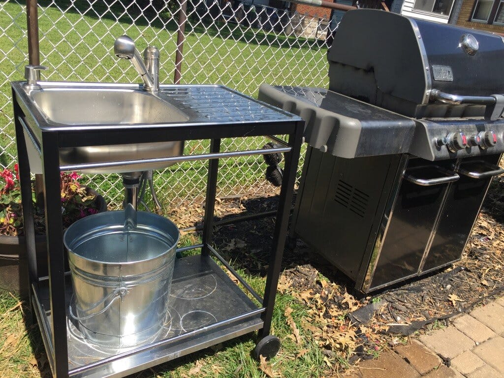 Outdoor sink: A perfect Summer project | by Chance Kirkland | Medium