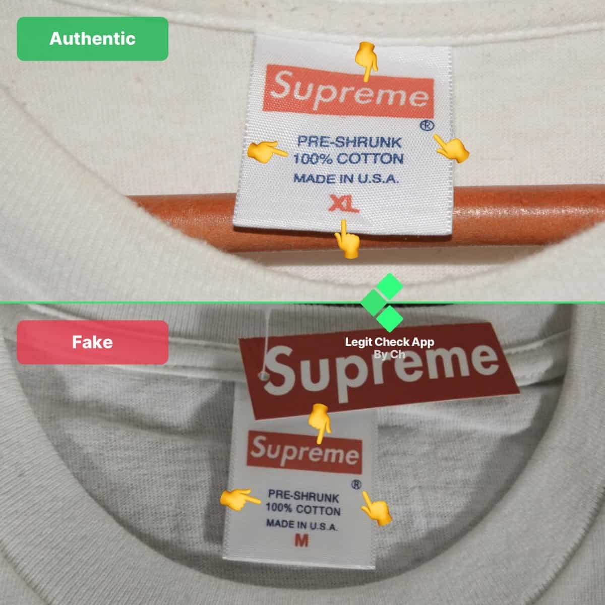 How To Spot Fake Supreme Paris Box Logo T-Shirts (Paris Store Opening) | by  Legit Check By Ch | Medium