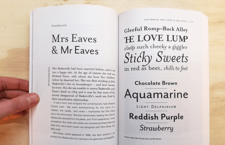 open-page-of-just-my-type-book