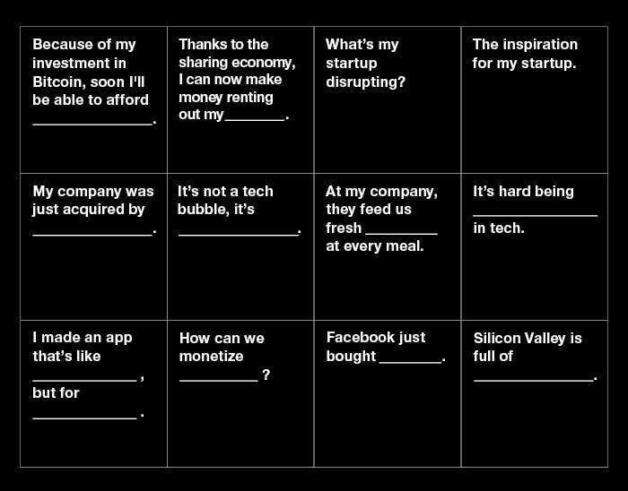 Cards Against Humanity Tech Edition The Bold Italic San Francisco By The Bold Italic Editors The Bold Italic