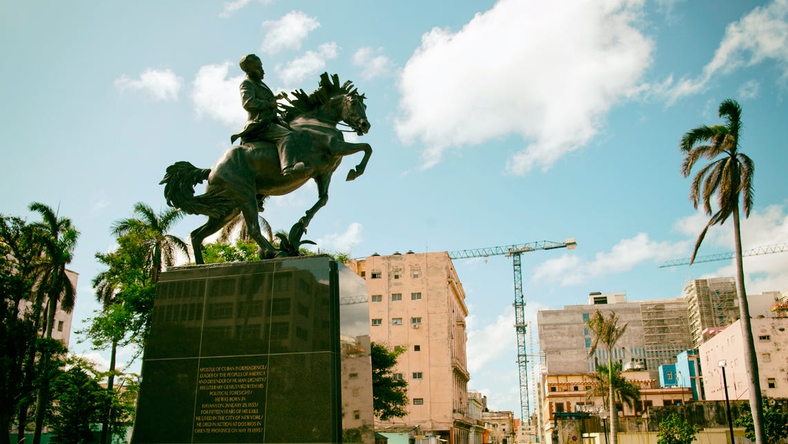 The equestrian statue of Jose Marti, the inmortality of an instant | by Havana Private Suite | Medium