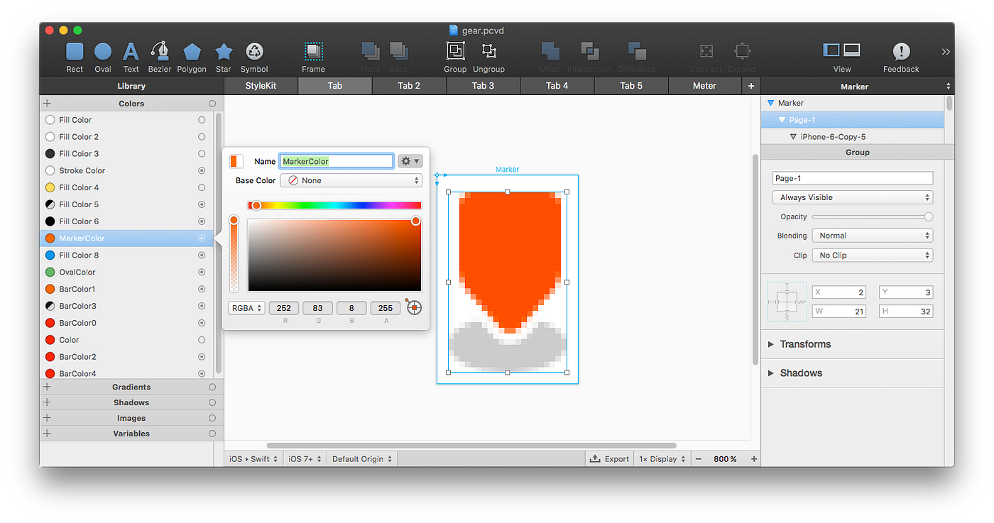 Custom dynamic markers with the Mapbox iOS SDK and PaintCode | by Mapbox |  maps for developers