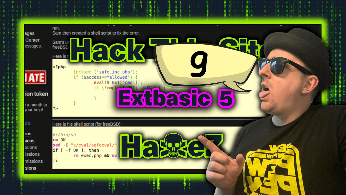 Hack This Site: Extended Basic — Mission 5 | Medium
