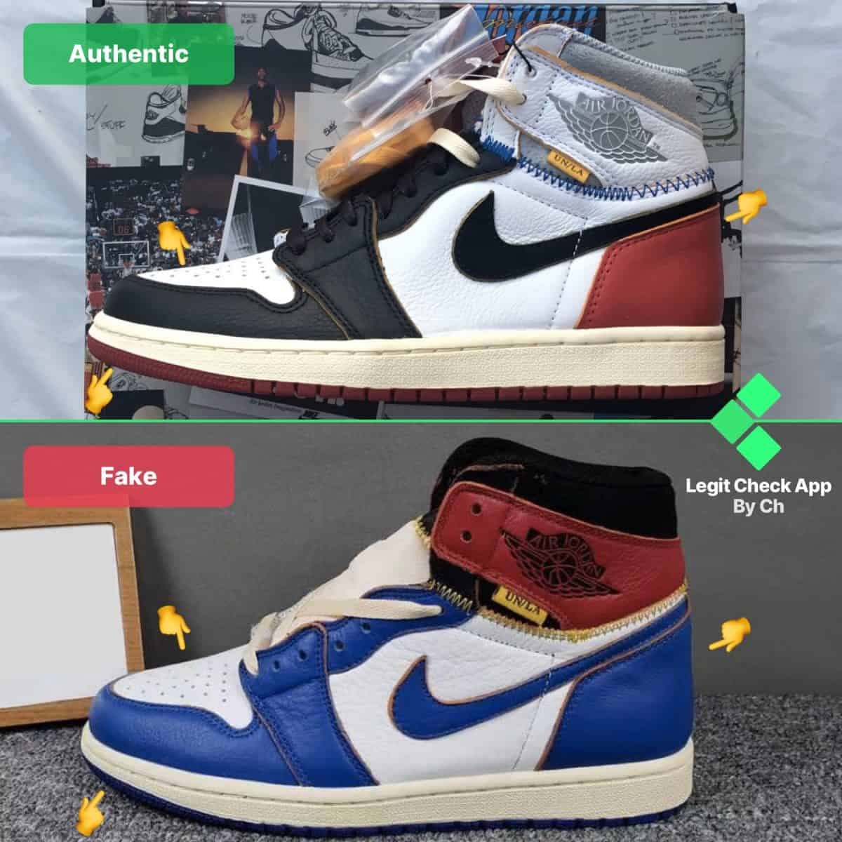 Air Jordan 1 Retro High Union Los 