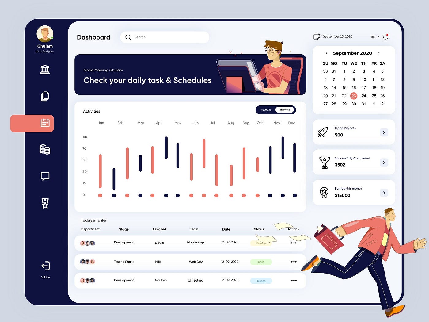 Beautiful Dashboard Inspiration Ideas For 2020 By Riya UX Planet