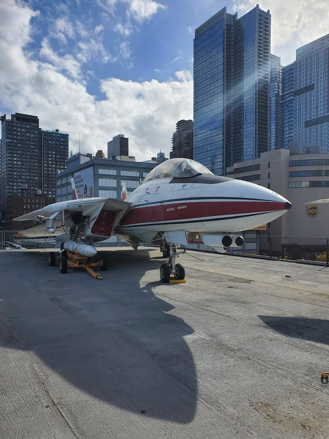 F-14 on the USS Interpid