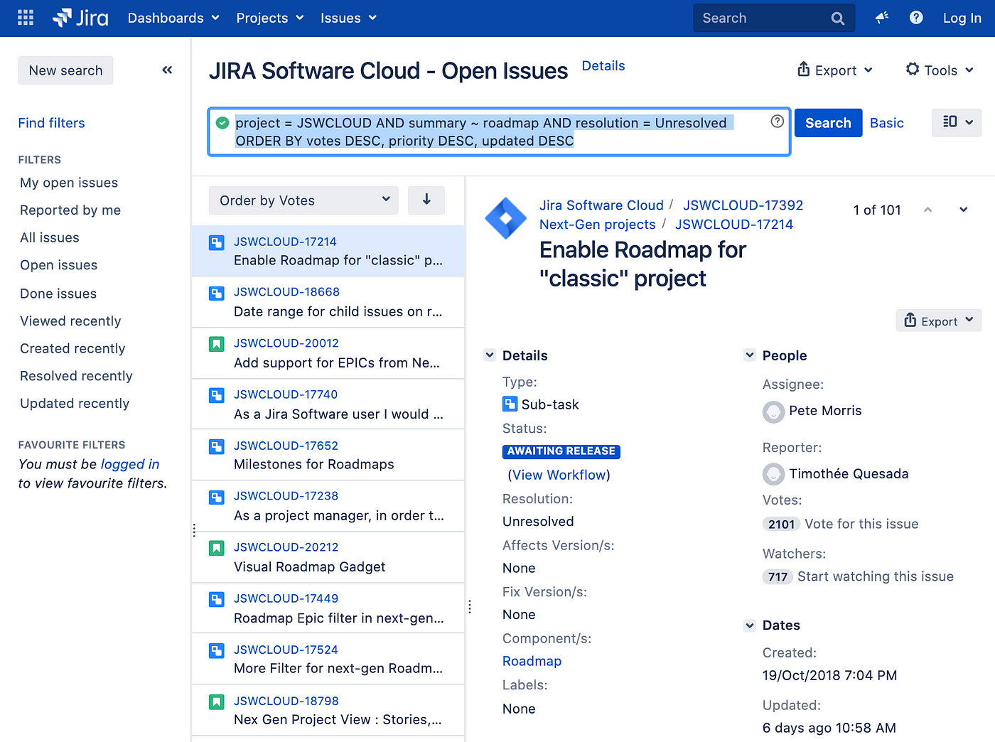 JQL Tips for Product Managers. Learn how to use JQL (Jira Query… | by  Clement Kao | Product Manager HQ | Medium