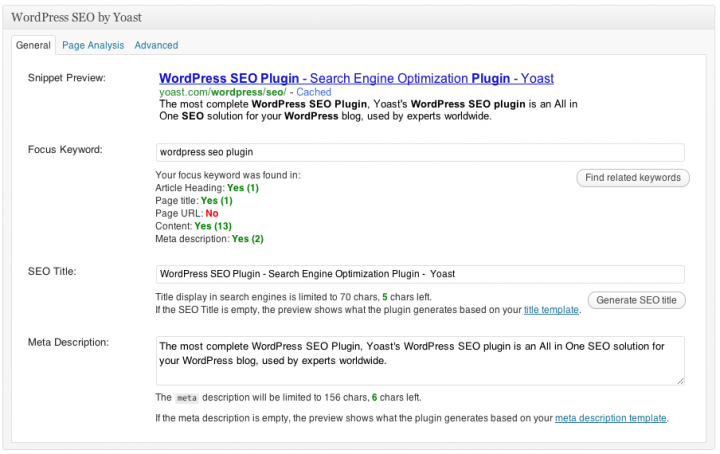 yoast seo auto generate meta description