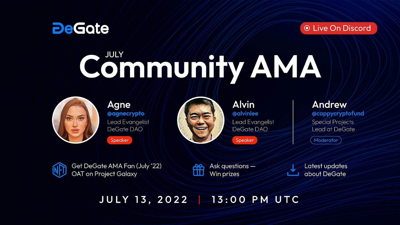 DeGate 七月项目月报