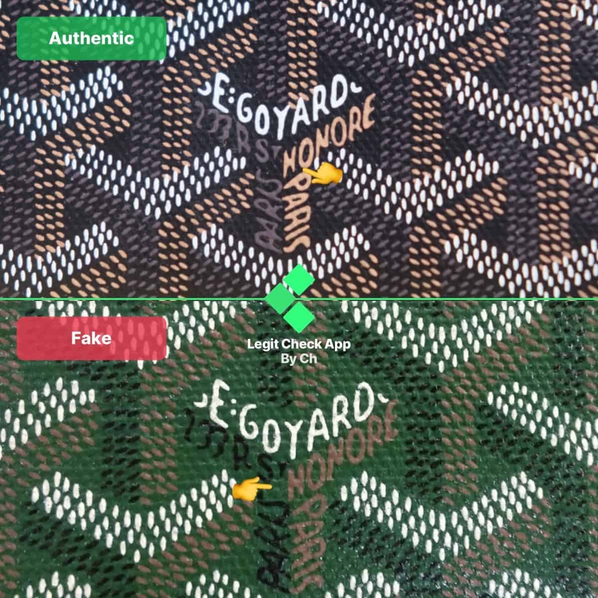 how to authenticate goyard