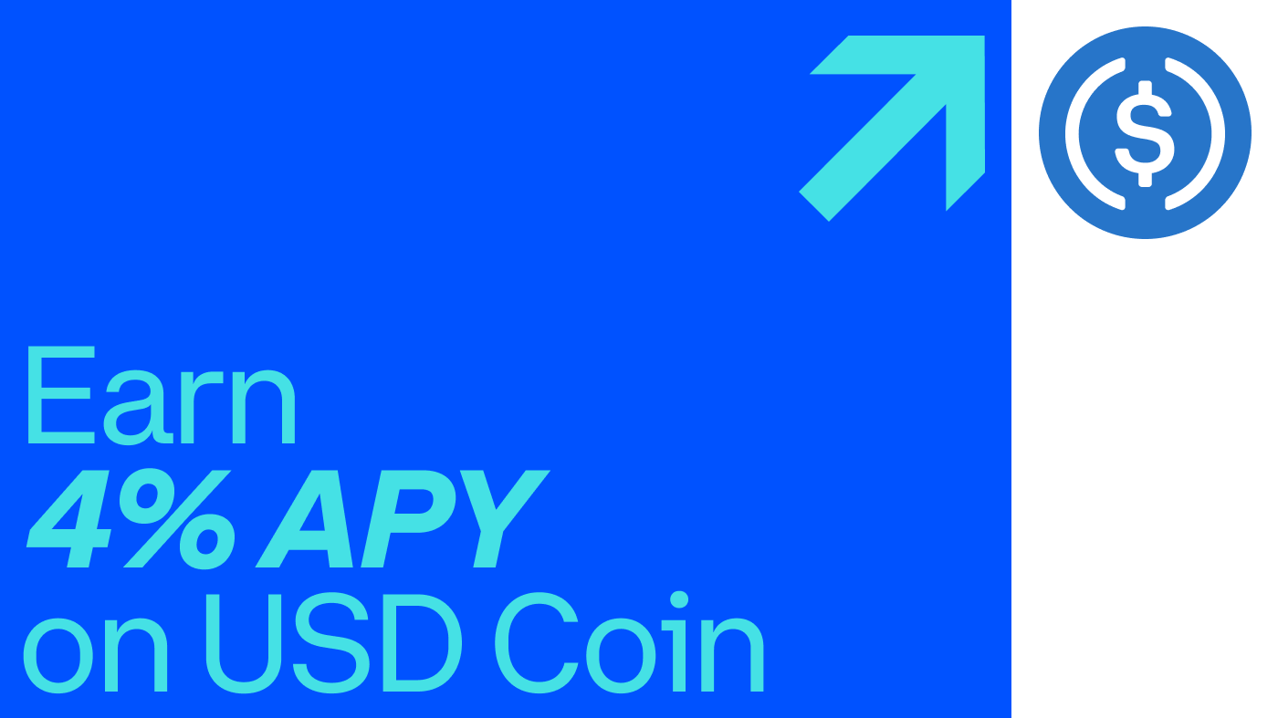 Sign up to earn 4% APY on USD Coin with Coinbase | by ...