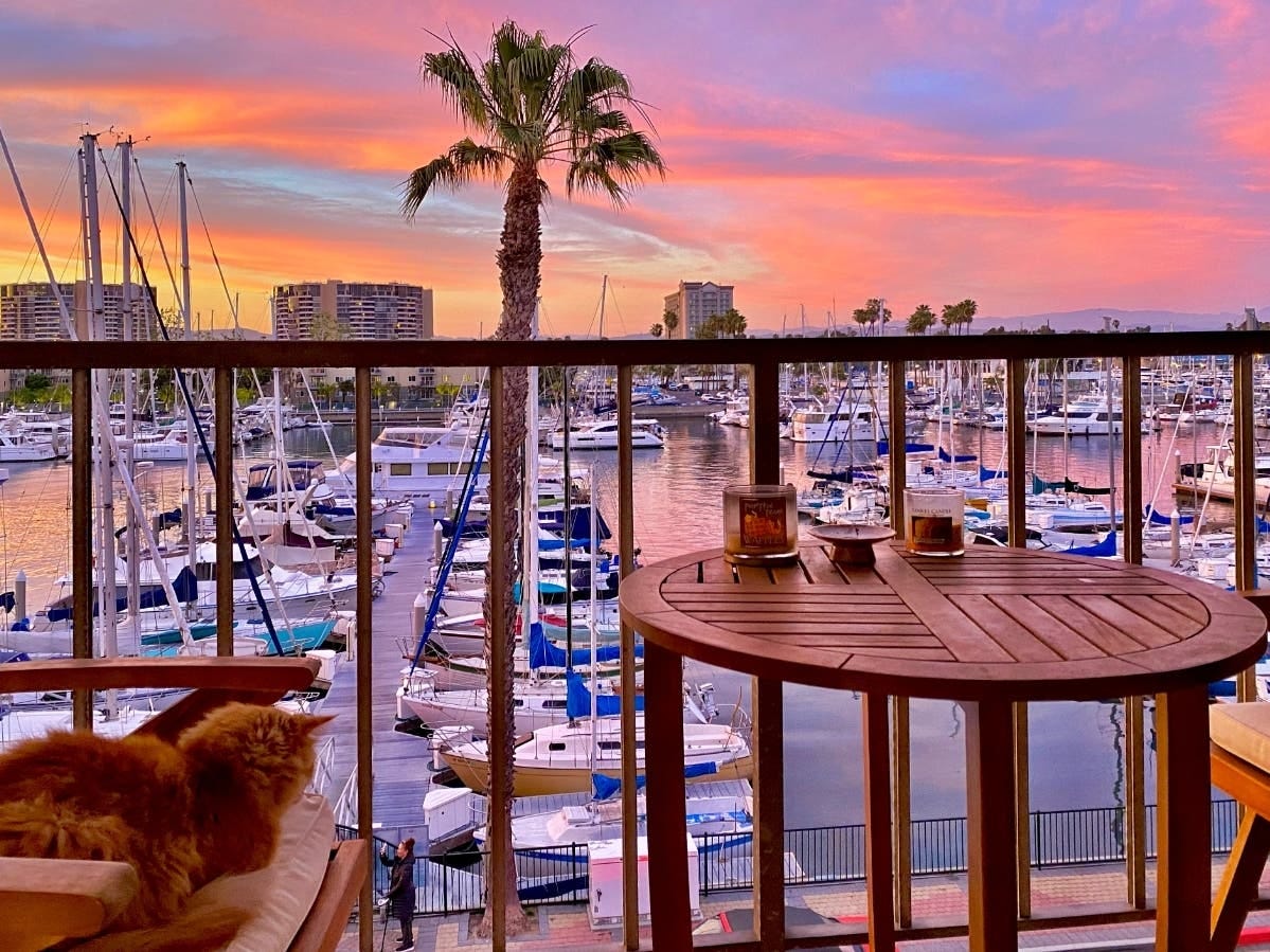 Marina del Rey Harbor view.