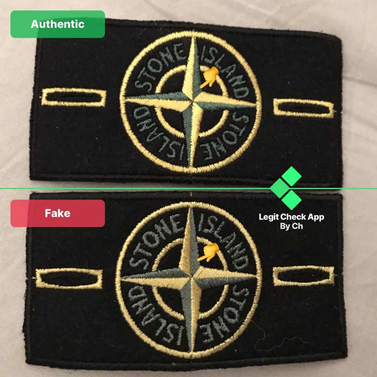 How To Spot Fake Stone Island Badges — Fake Vs Real Stone Island | by Legit  Check By Ch | Jun, 2021 | Medium