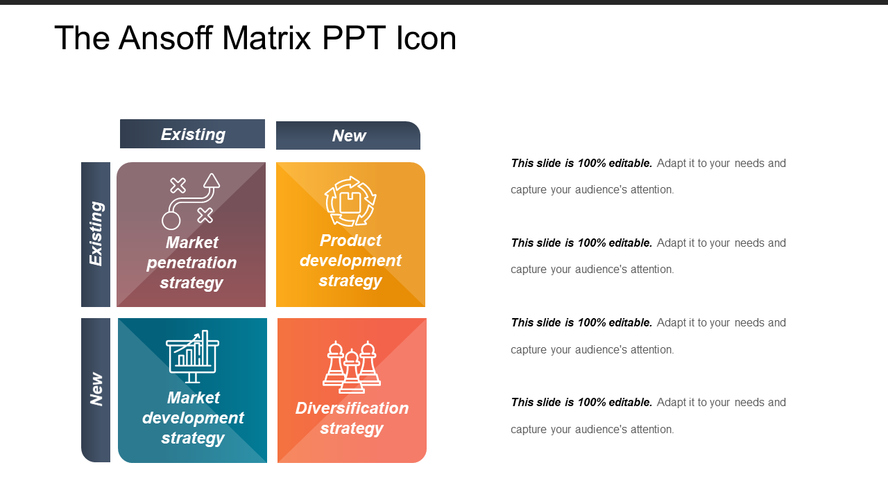 20 Best Matrix Chart PowerPoint Templates To Make Better Decisions Pertaining To Strategy Document Template Powerpoint