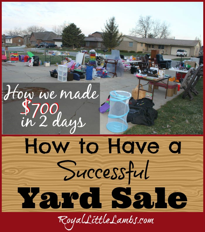 Yard Sale Tips. How to have a yard sale and make a… by Jennifer