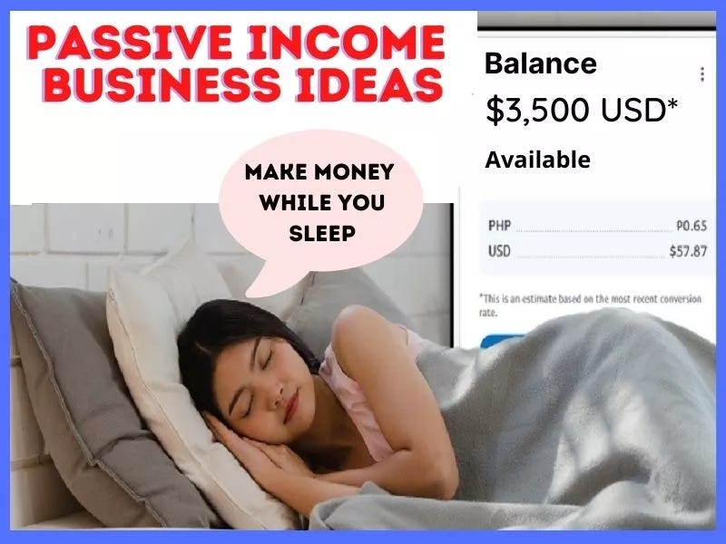 passive income business ideas