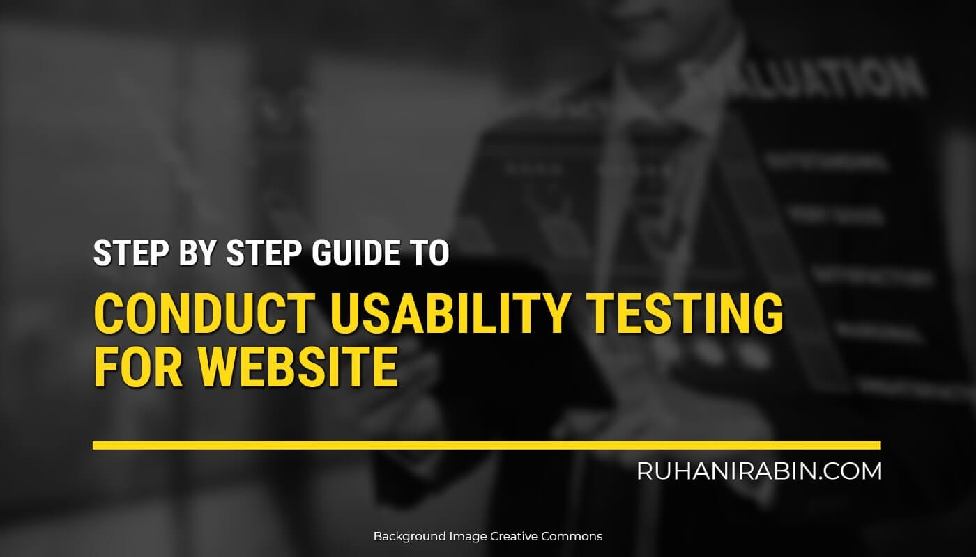 6 Step By Step Guide to Conduct Usability Testing for Website Featured Image
