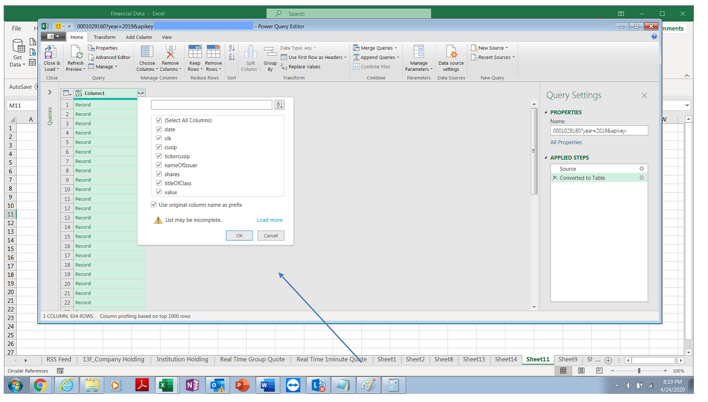 Как сделать json из excel