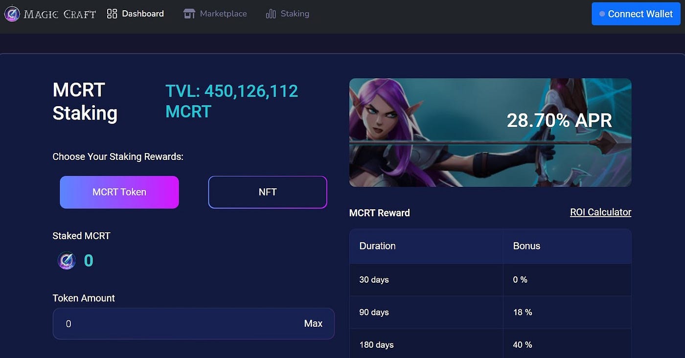 $MCRT Staking Tutorial. Hello MagicCrafters! We are often asked… | by ...