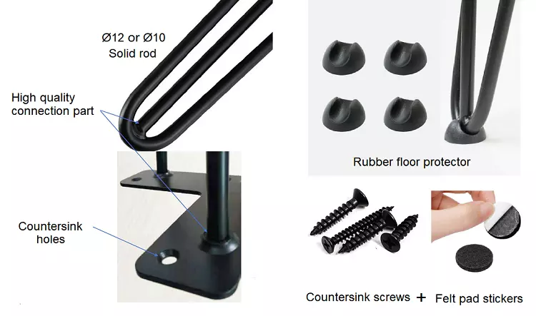 diy hairpin legs no welding