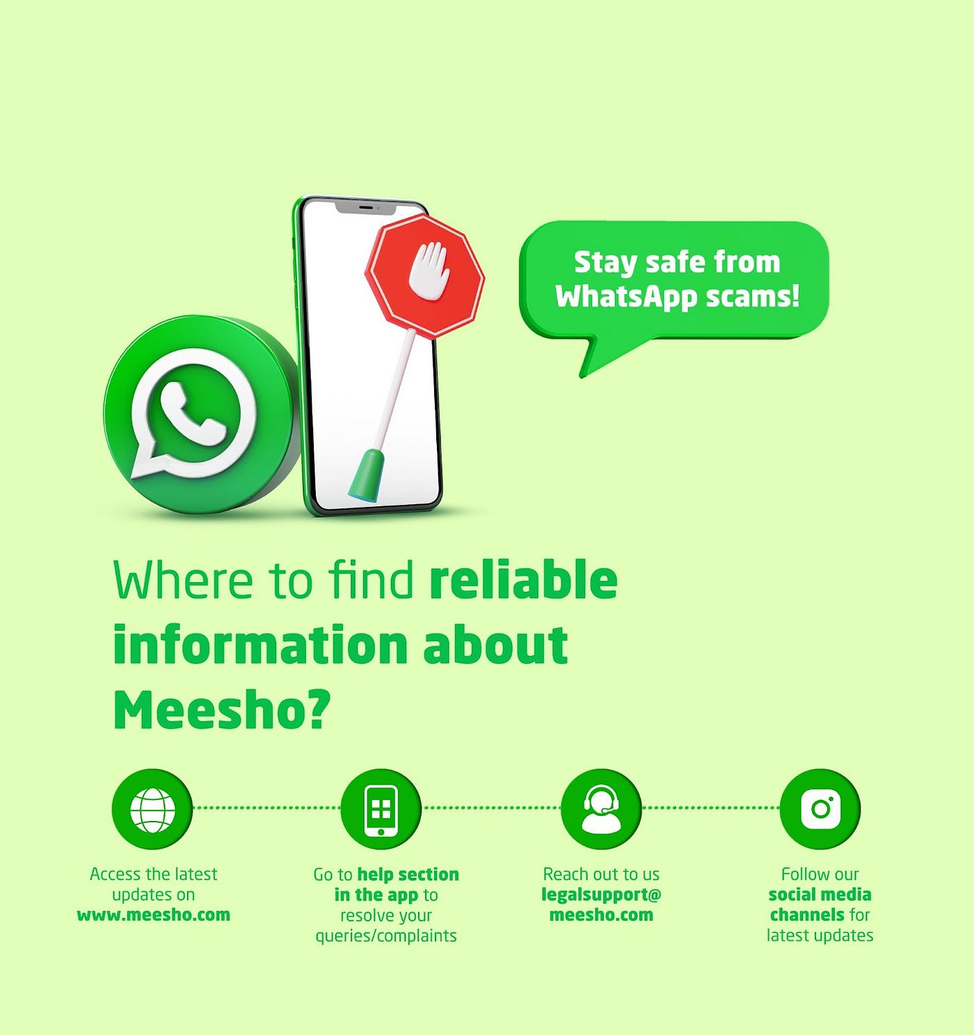 Stay Safe from WhatsApp Scams Meesho Tech