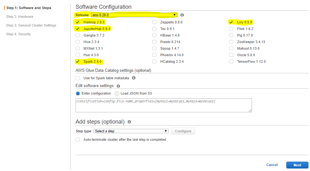 Use Pyspark with a Jupyter Notebook in an AWS EMR cluster | by Natalie  Olivo | Towards Data Science