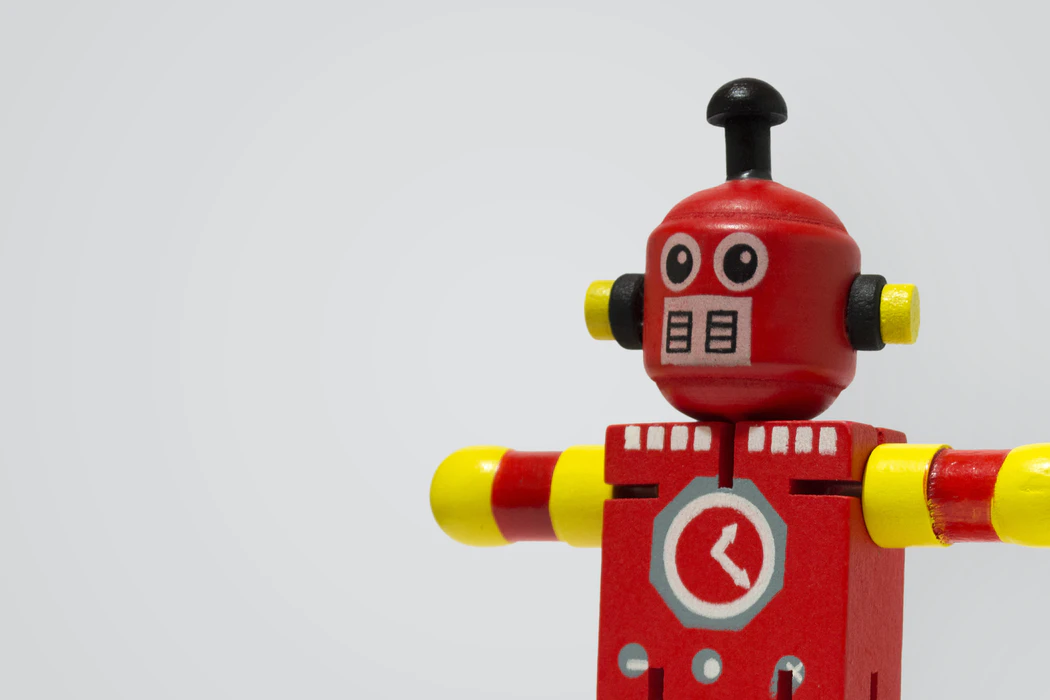 Red toy robot