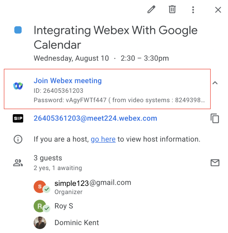 How To Integrate Webex With Google Calendar by Mio Dispatch by Mio