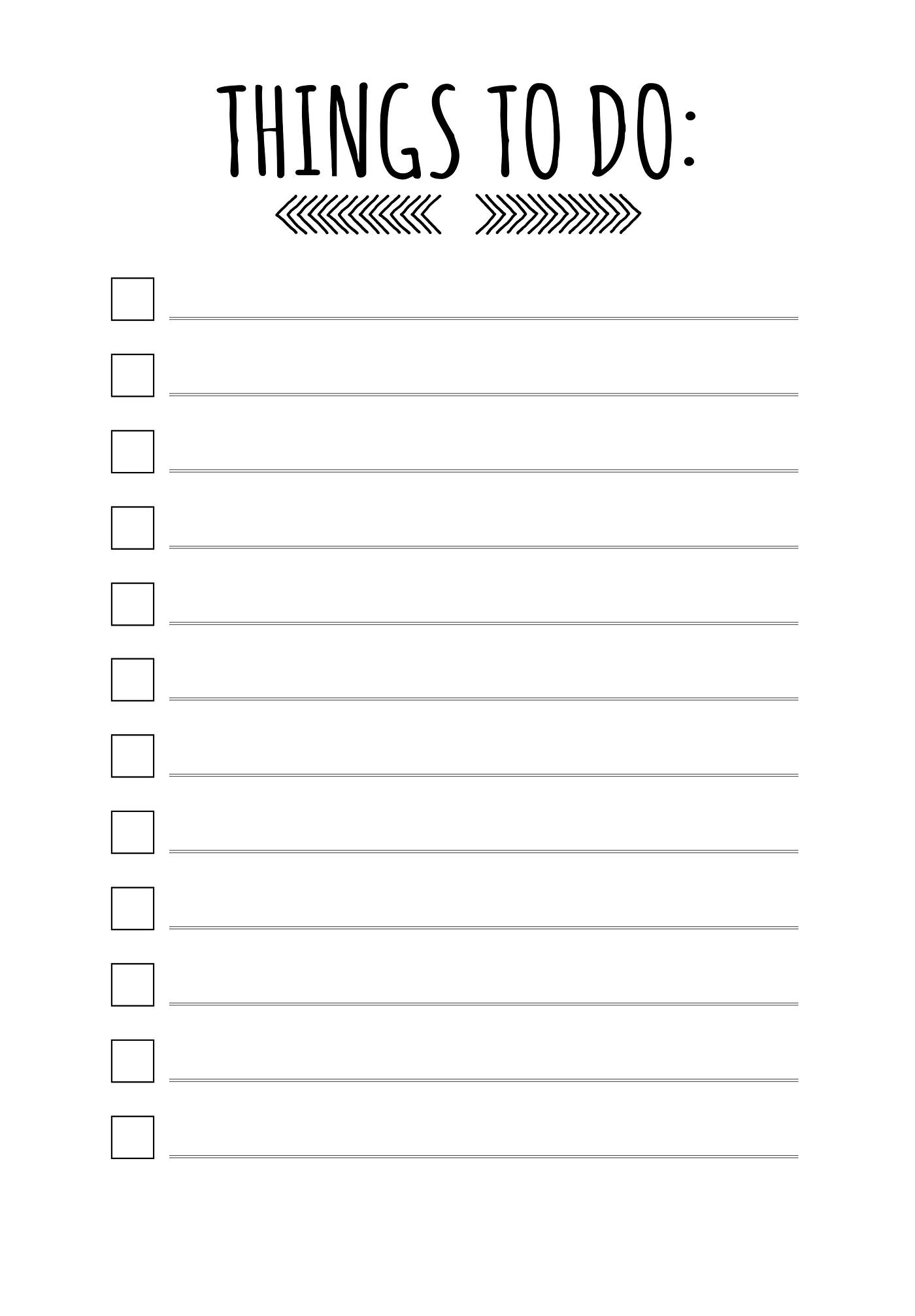 Todo list life we all have one by dave it s your turn
