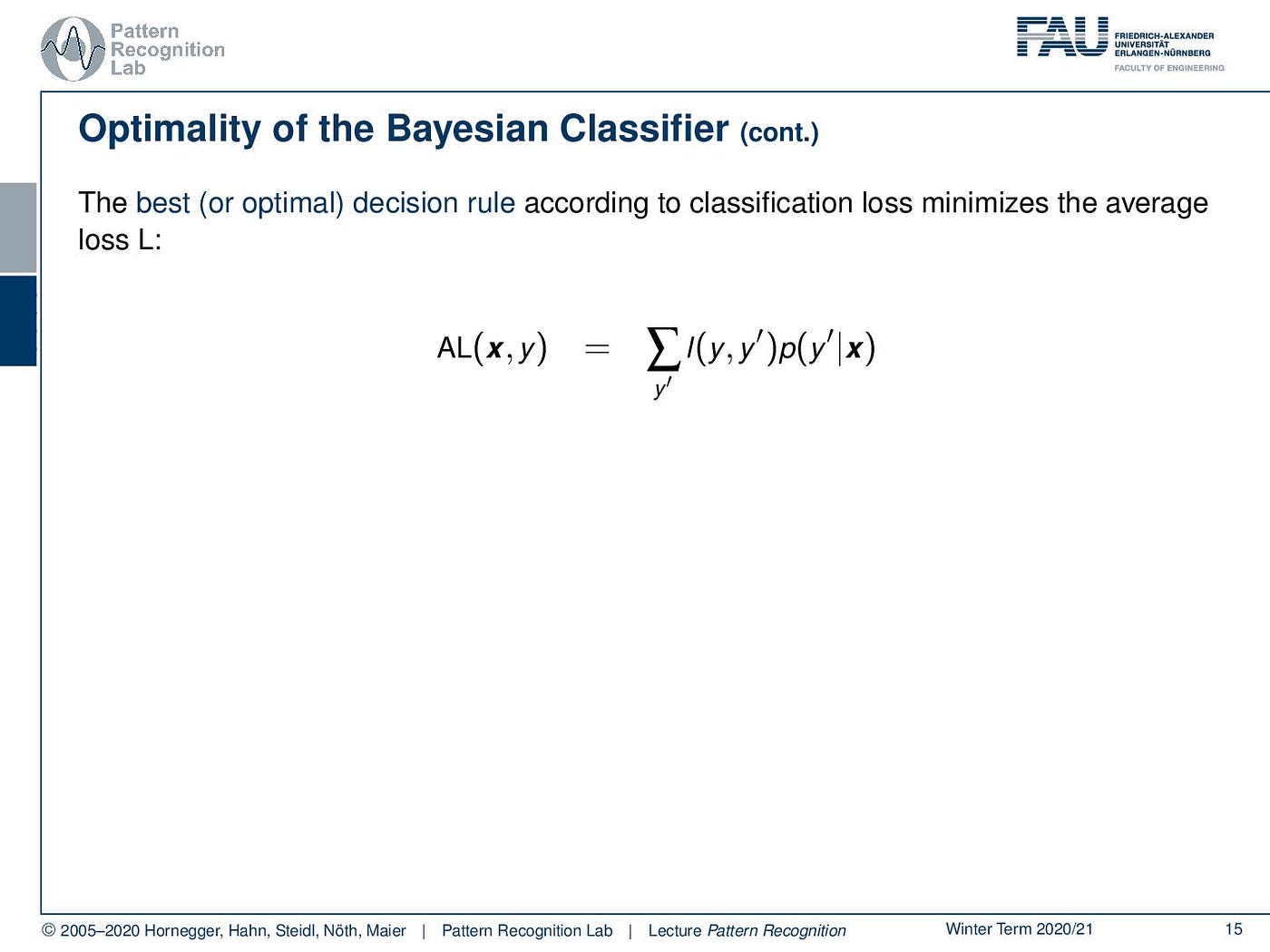 The Optimal Classifier An Introduction To The Bayes Classifier By Andreas Maier Codex Medium