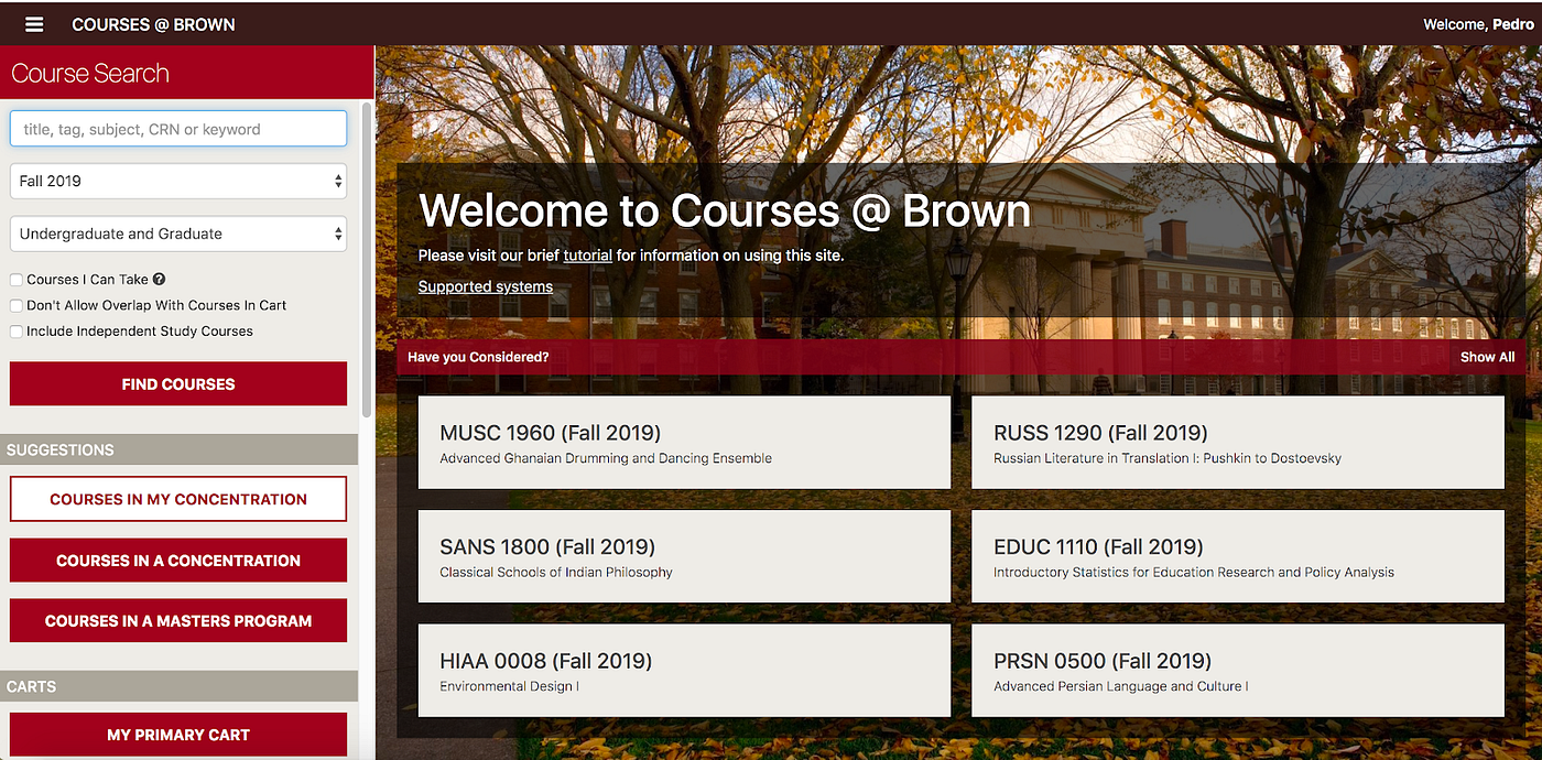 CoursesBrown Critique. CoursesBrown (CAB) amazed me from the… by