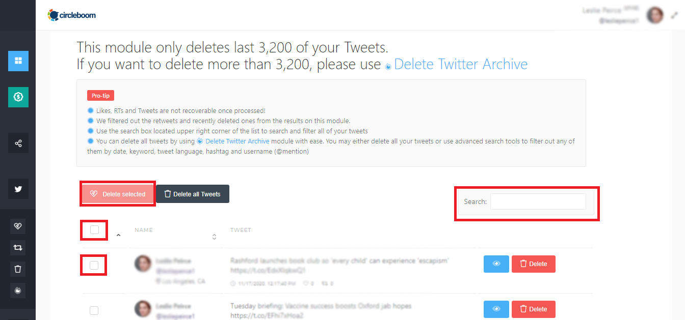 17 Twitter tools to delete multiple tweets at once  by Dianne B