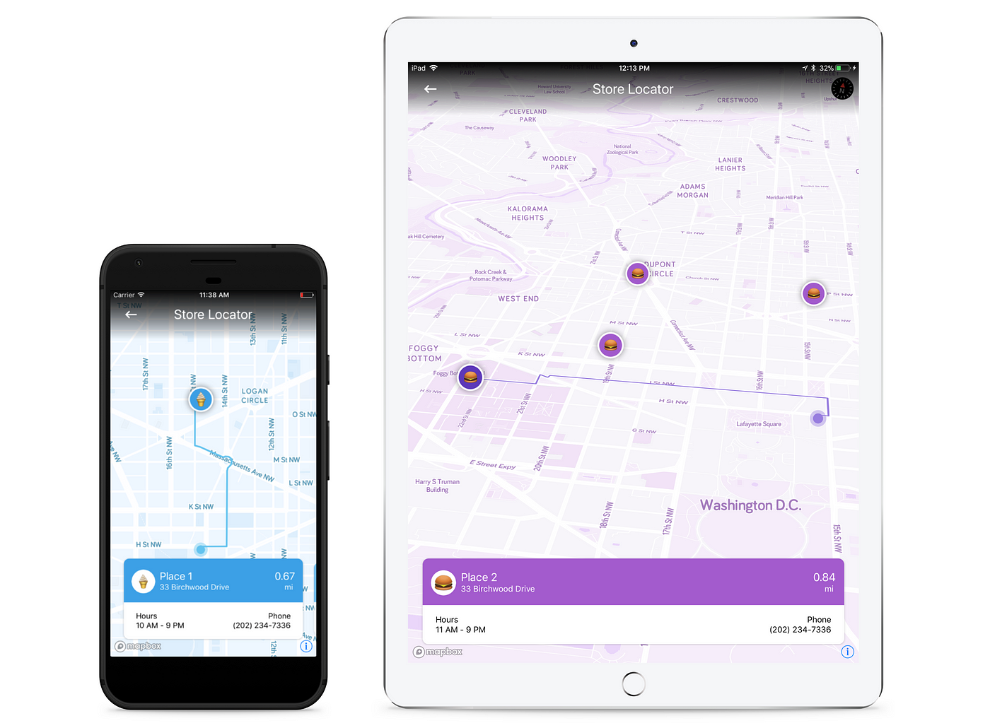 Using Mapbox With React React Native Store Locator Kit Directions | By Mapbox | Maps For Developers