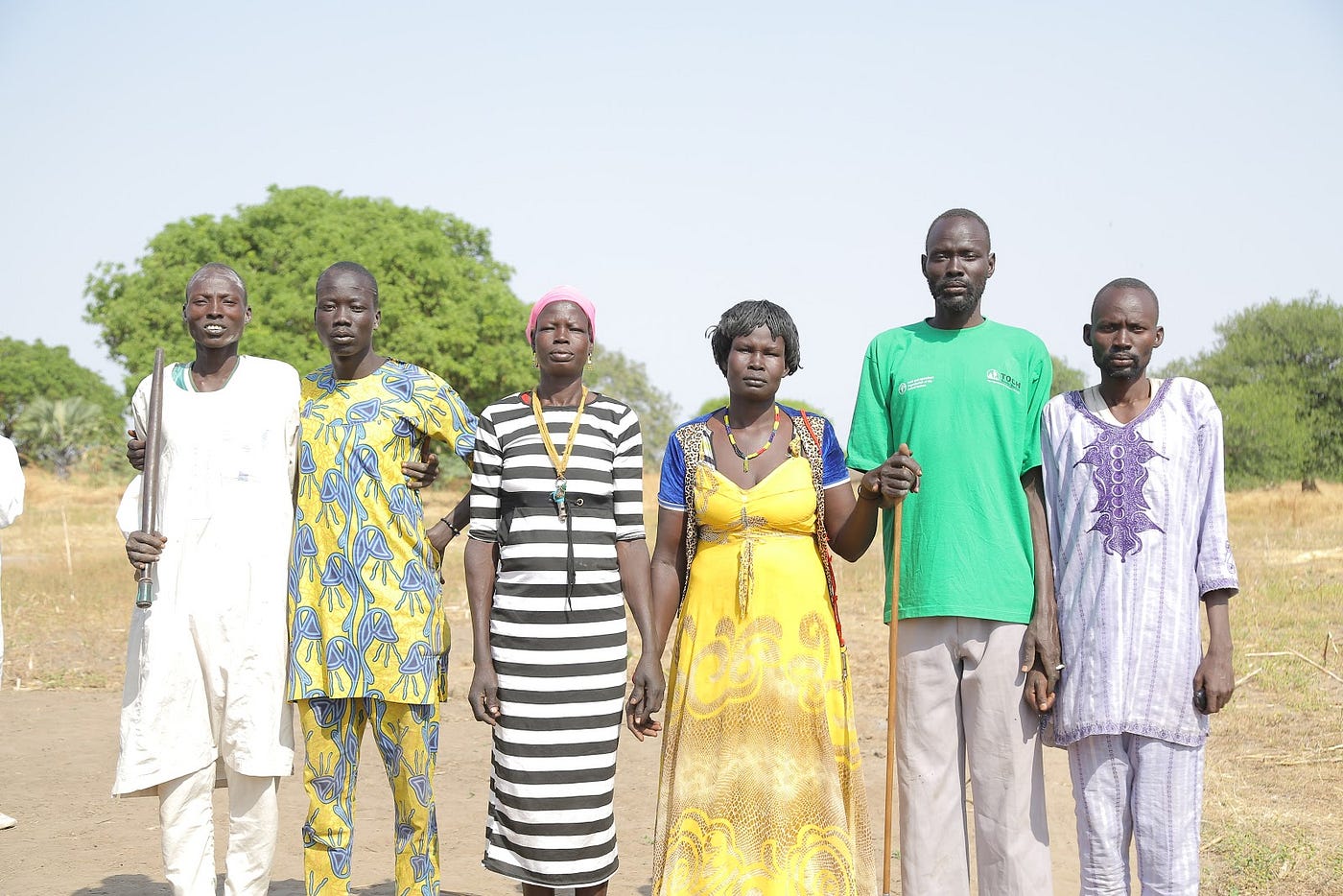 Residents of Tonj, South Sudan.