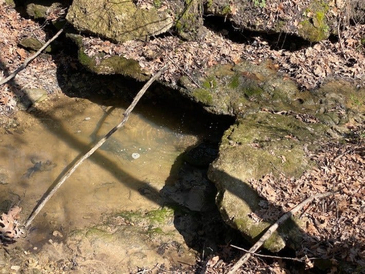 Kress Farm Garden Preserve Waterfalls and Native American Caves by