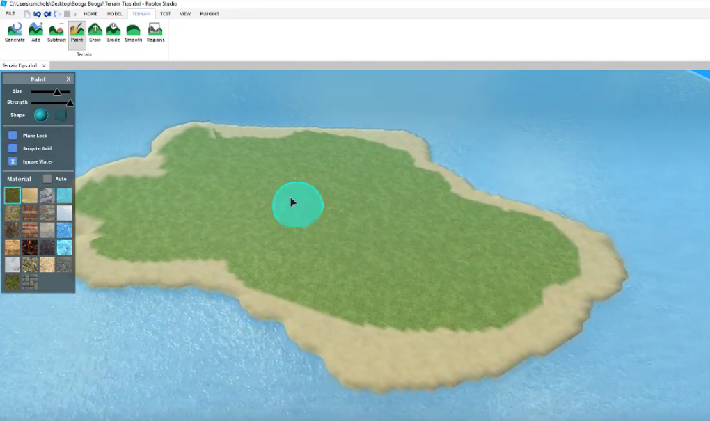 Tips For Building Beautiful Terrain By Sawyer Nichols Developer Baseplate Medium - how big is roblox studio