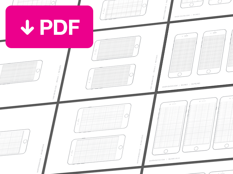 16 Excellent Free To Use Iphone Wireframe Templates By Amy Smith Ux Planet