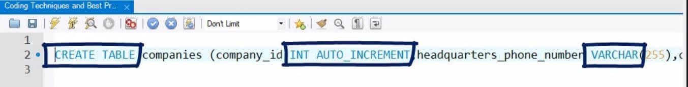 SQL Best Practices — How to type code cleanly and perfectly organized ...