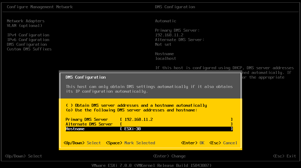 powerpanel business edition vmware esxi 6.7 vm host settings are not set properly