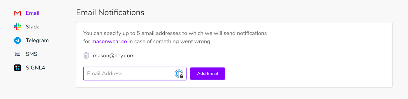 Notification