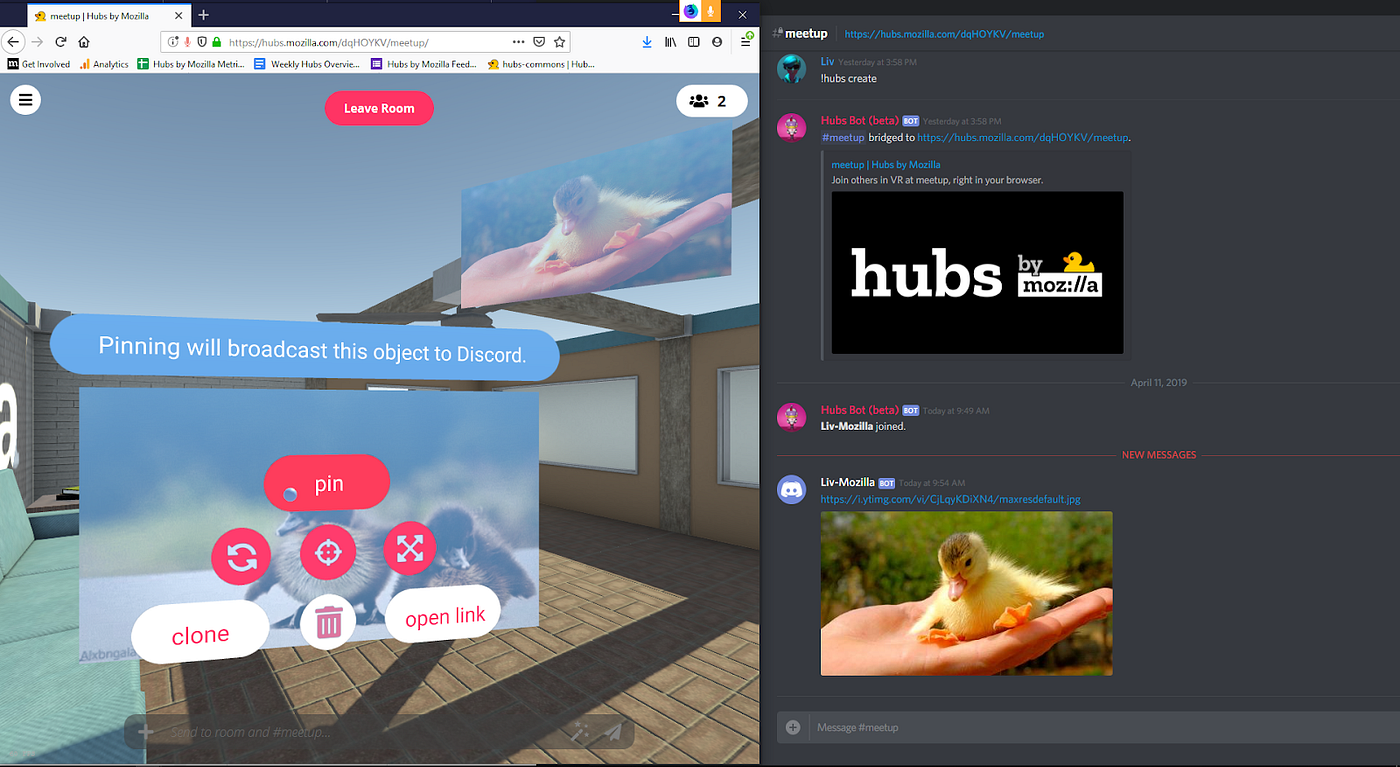 Mozilla Mr聊天室hubs 與通訊社群平台discord 整合 Hubs Discord Bot 上線啦 By Mozilla Taiwan Medium